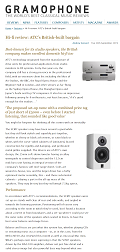 ATC SCM 7, SIA-100 & CD2 - Gramophone (UK) review